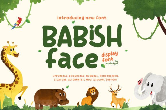 Babish Face: A Playful Display Font for Digital Creatives