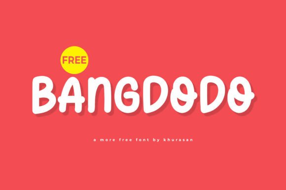 Bangdodo: A Modern Display Font for Editorial Design