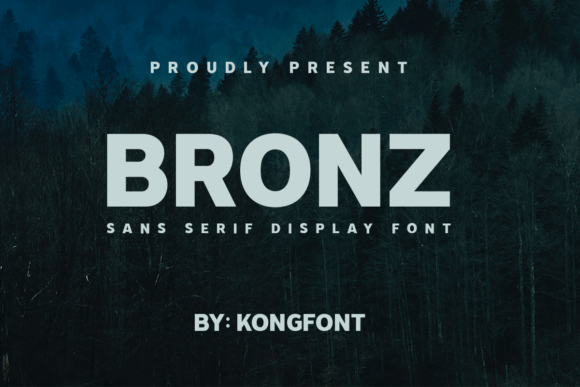 Bronz Sans Serif Font for Modern Editorial Design