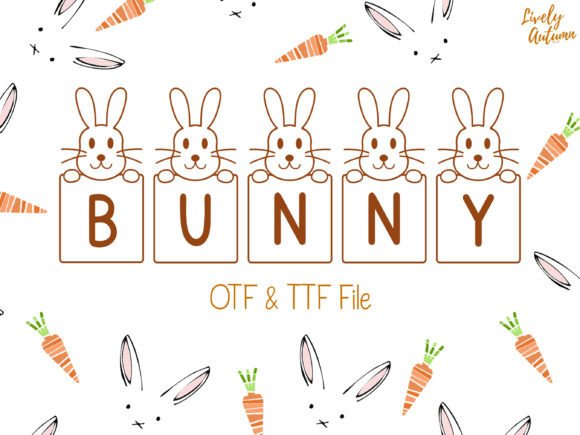 Bunny Card Font for Business Branding
