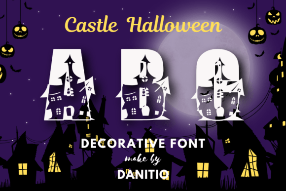 Castle Halloween Font for Branding and Design