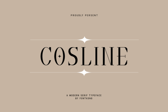 Cosline Serif Font for Modern Marketing