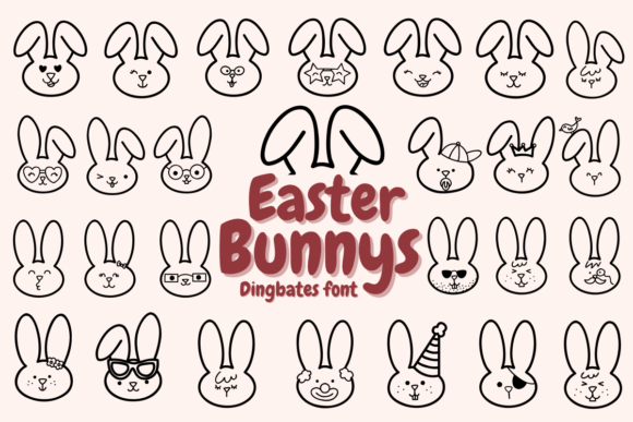 Easter Bunnys Font for Playful Web Design