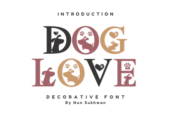 Enhance Your Brand with the Playful Dog Love Font