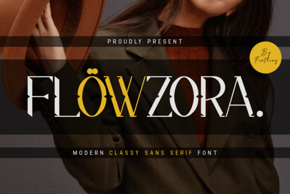 Flowzora: A Modern Sans Serif Font for Handmade Creations
