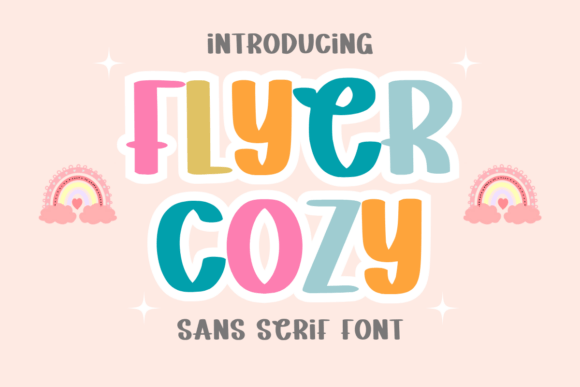 Flyer Cozy Font for Web Design Projects