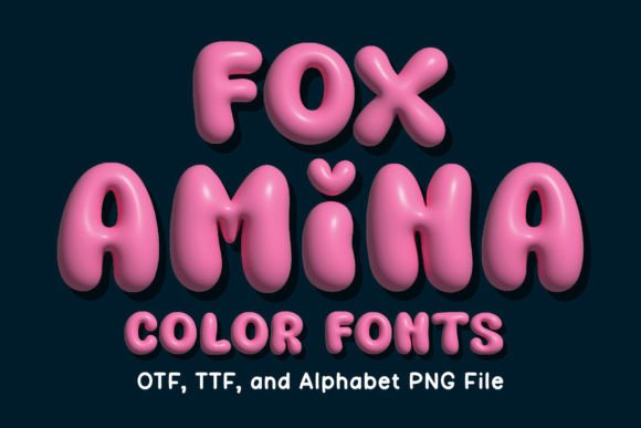 Fox Amina: A Cute and Fun Color Font for Creative Projects