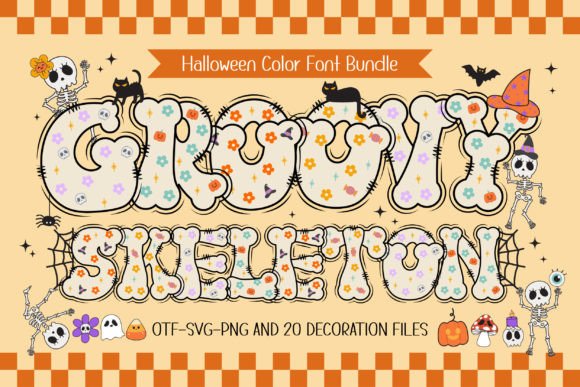 Groovy Skeleton Font Review for Design Projects