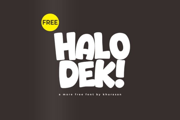 Halo Dek: A Playful Display Font for Web Design