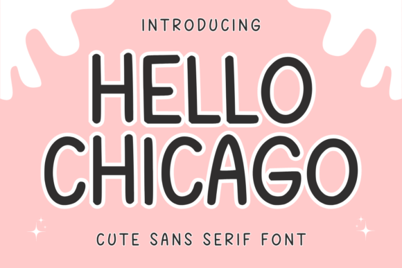 Hello Chicago Font for Modern Branding and Marketing