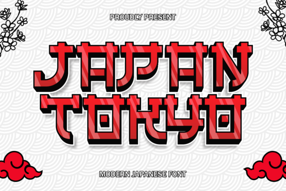Japan Tokyo Font for Editorial Design
