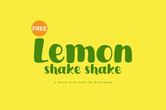 Lemon Shake Shake: A Playful Font for Modern Branding