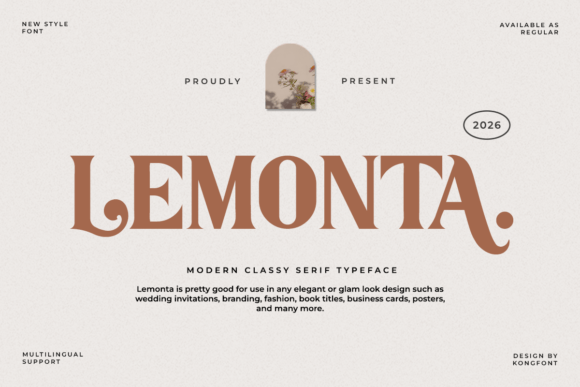 Lemonta: A Professional Serif Font for Your Business Branding