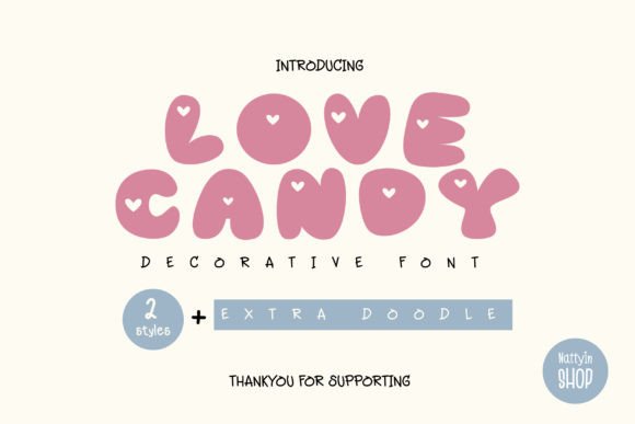 Love Candy Font for Business Branding