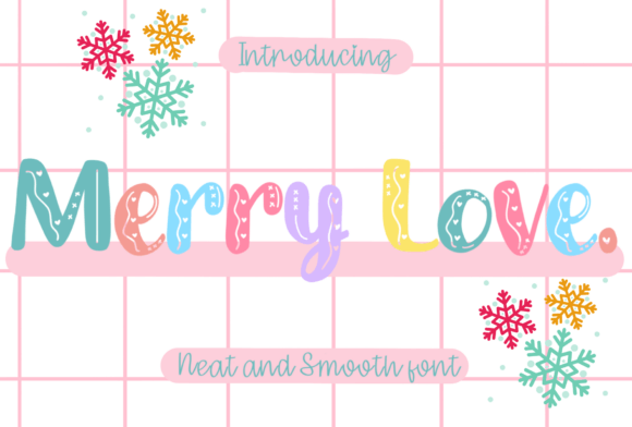 Merry Love: A Cozy Font for Festive Branding