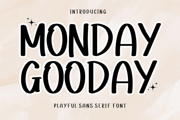 Monday Gooday: A Playful Font for Polished Branding