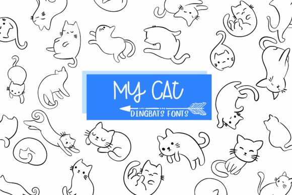 My Cat: A Whimsical Typeface for Editorial Projects