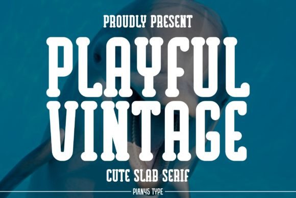 Playful Vintage Font for Web Design Projects
