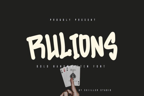 Rulions: A Handwritten Font for Playful Editorial Design