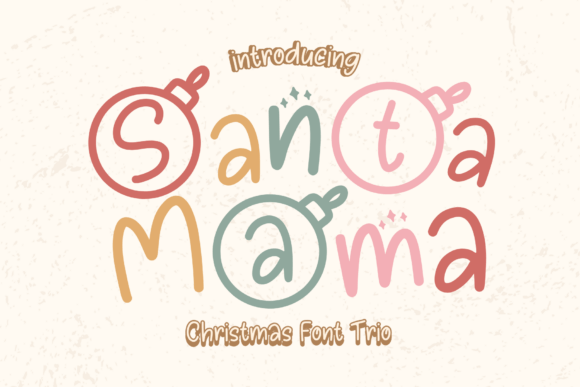 Santa Mama: A Playful Display Font for Web Design