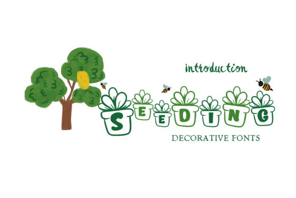 Seedling Font for Handmade and Commercial Design Projects