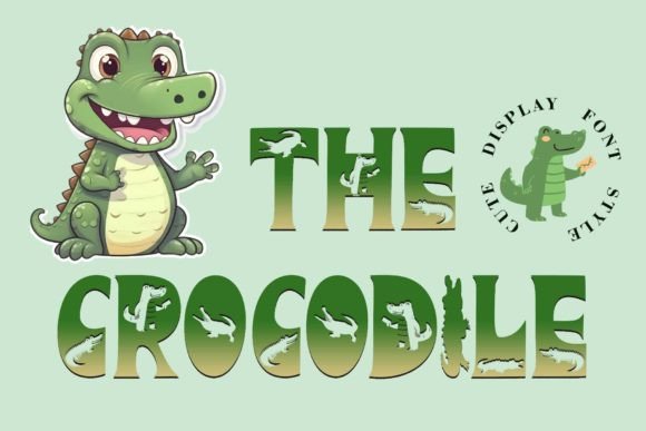 The Crocodile Font for Web Design and Branding