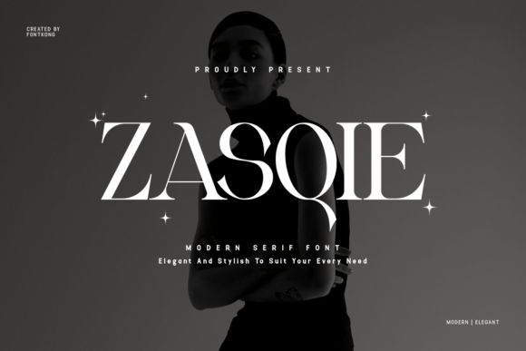 Zasqie Serif Font for Timeless Editorial Design